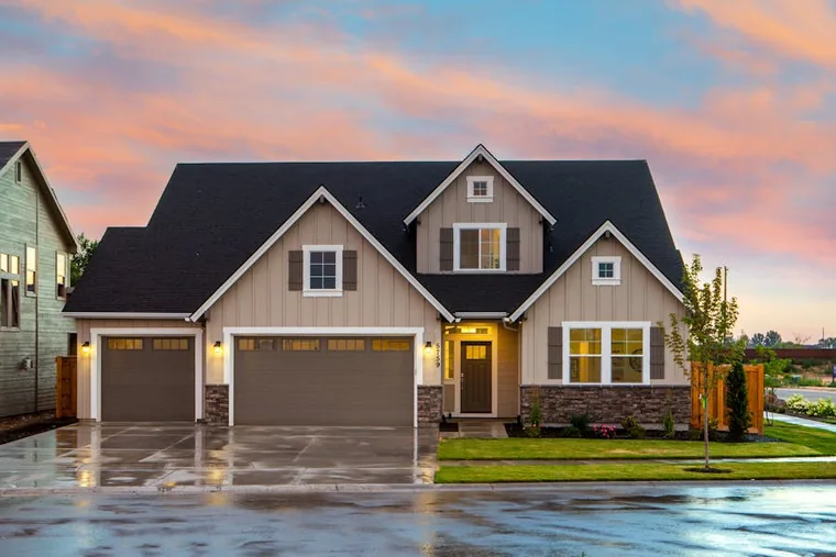 A residential home exterior in Urbana, Ohio